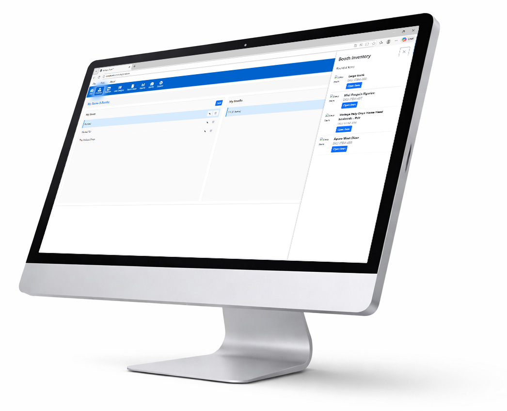 Sell in Booth and Online