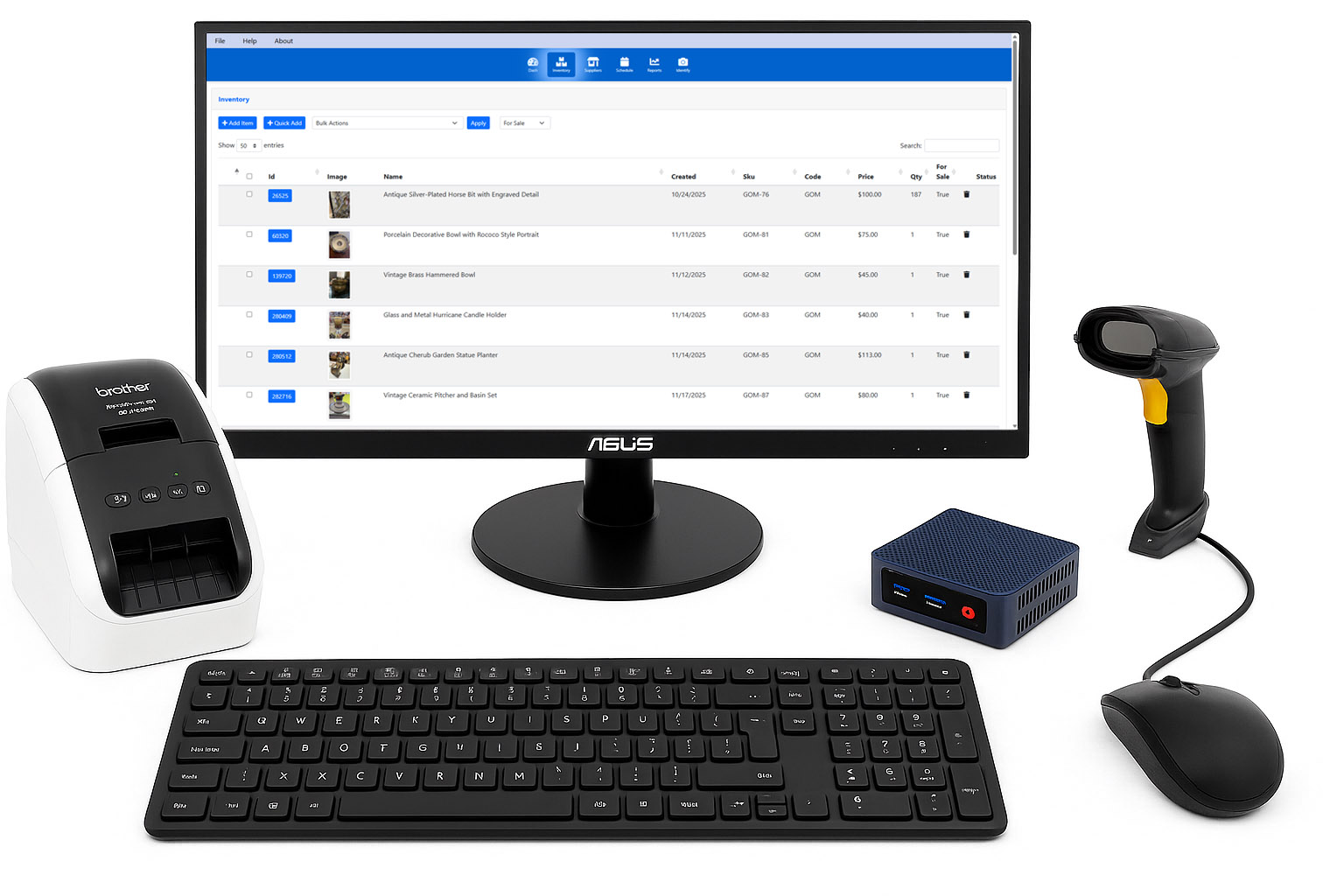 Label & Inventory Station